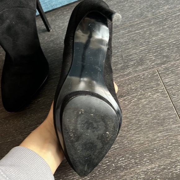 Zara Woman black heel booties - Picture 8 of 10